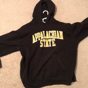 Black Appalachian State hoodie sweatshirt